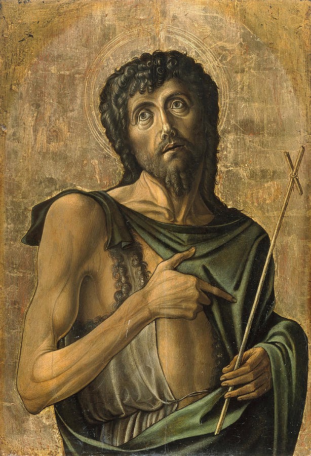“Saint John the Baptist,” Alvise Vivarini, c. 1475